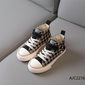 Giày sale Kẻ Nâu Cổ Cao