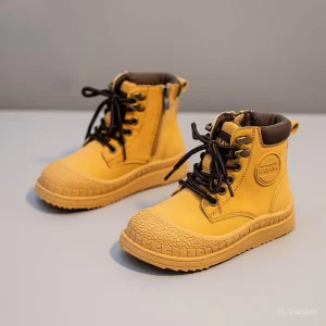 Bốt trẻ em giày cao cổ hiệu BaBaYa LS04