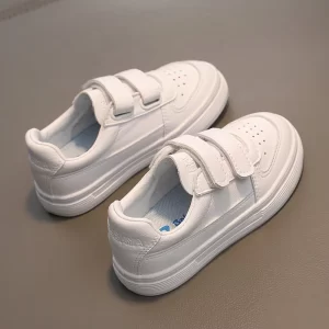 Giày Trẻ Em Sneaker Trắng Bé Trai Bé Gái Hiệu BABAYA