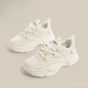 Giày thể thao Bé Trai Bé Gái màu trắng hiệu BaBaYa LS03/1