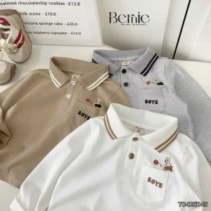 Set bộ polo dài tay hiệu Bernie bé trai