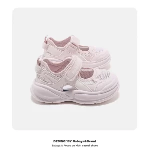 Giày sandal Babaya bé gái màu hồng baby siêu nhẹ